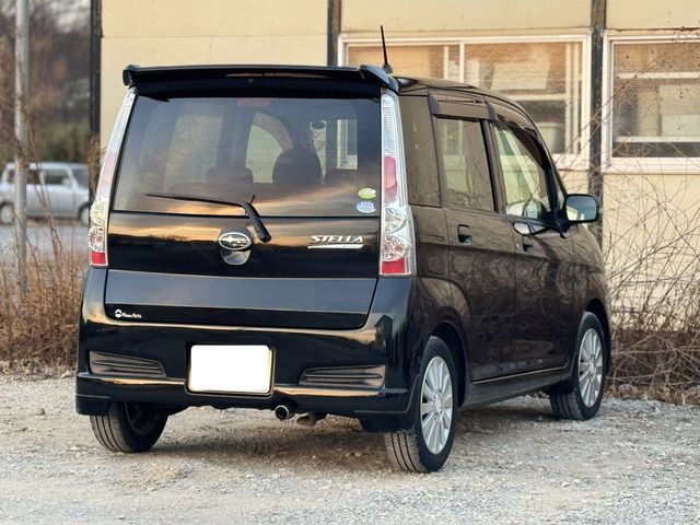 スバル ステラ カスタムR リミテッド 半年距離無制限保証 禁煙車ETC
