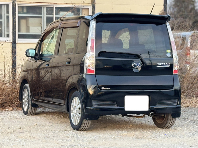 スバル ステラ カスタムR リミテッド 半年距離無制限保証 禁煙車ETC