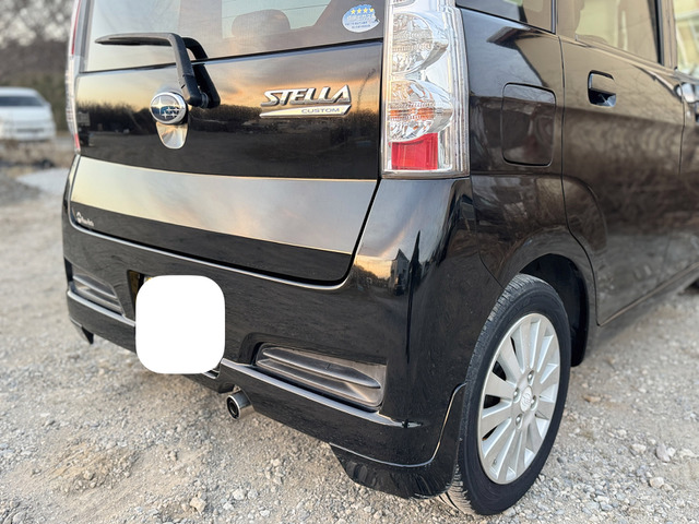 スバル ステラ カスタムR リミテッド 半年距離無制限保証 禁煙車ETC