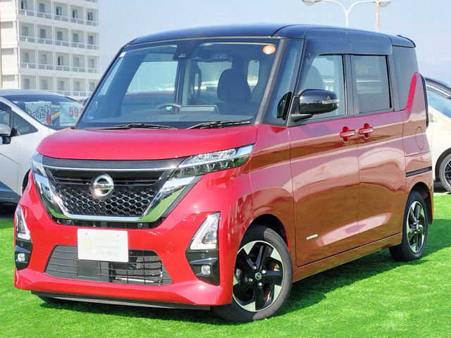 日産 ルークス ハイウェイスターX 衝突軽減/全方位カメラ/大型ナビ/電