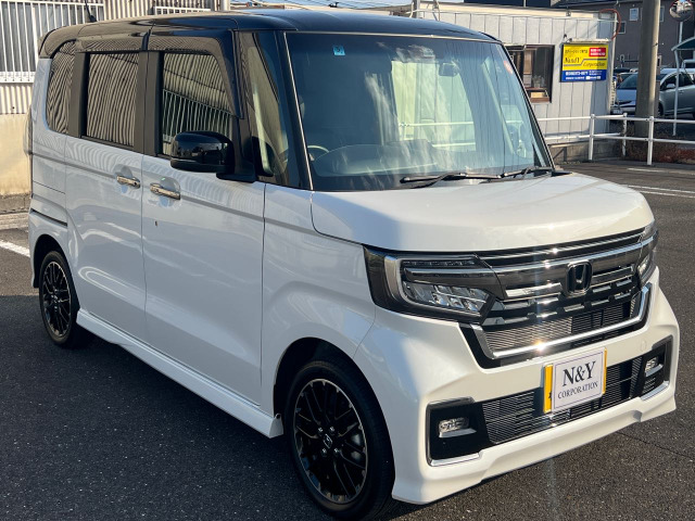 N-BOXカスタムL ターボ コーディネートスタイル 4WD新車1オーナー極上車