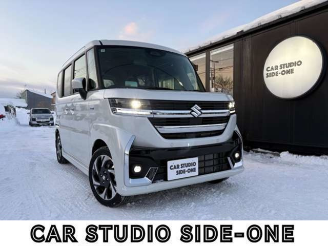 スペーシアカスタムハイブリッド(HYBRID)  XS 4WD届出済未使用車 スズキコネクト対応