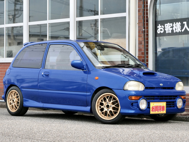 ヴィヴィオRX-R青全塗装/車高調/マフラー/6Jホイール