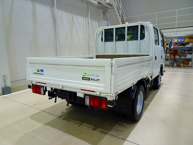 いすゞ エルフ 3.0 ダブルキャブ フルフラットロー ディーゼル 4WD 2t