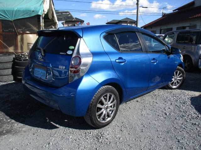 トヨタ アクア 1.5 S 車検R9年9月迄 1年保証 バックカメラ の中古車