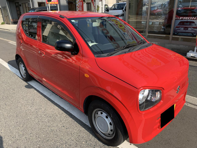 スズキ アルト L ナビ・ETC の中古車詳細 (69,500km, レッド, 広島県