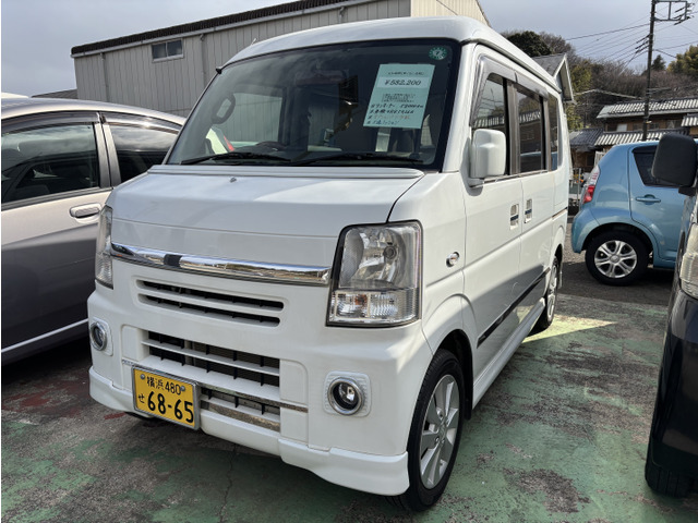 スクラムPA ハイルーフワゴン風にカスタム化/木目調インパネ