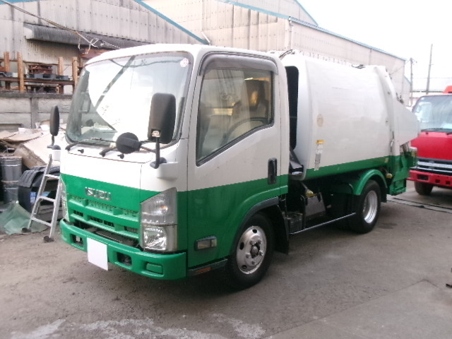 エルフ 塵芥車 2t積 極東製プレスパッカー車4.3立米
