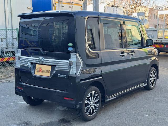 ダイハツ タントカスタム X トップエディション SAIII 4WD 社外ナビTV