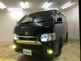 【中古車情報】トヨタ ハイエースバン 2.8 スーパーGL ダークプライムII ロング ディーゼル 4WD ☆ワンオーナー☆ の中古車詳細（走行距離：12.4万km、カラー：ブラック、販売地域：北海道札幌市東区東苗穂六条）