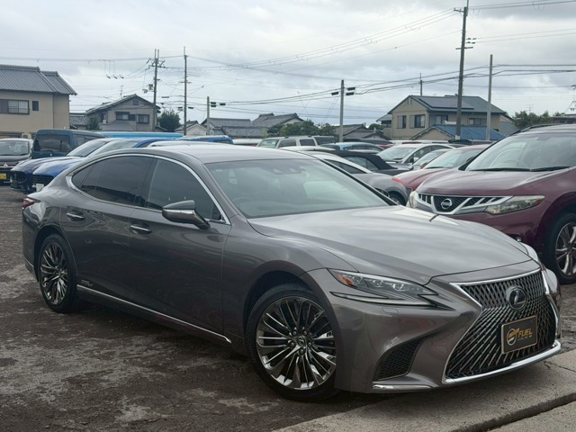 LS500h バージョンL 4WD法人車 レクサス記録簿12枚 ETC