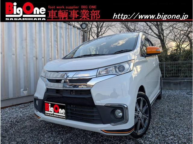 eKカスタムT セーフティパッケージ 4WDナビ 地デジ ETC 全方向カメラ