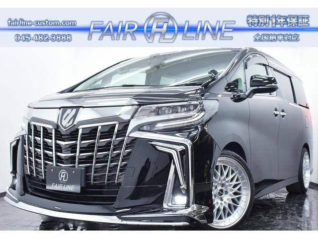 アルファード 2.5 S Cパッケージ 後期 黒革 新品モデリスタ仕様フェイス（3BA-AGH30W）