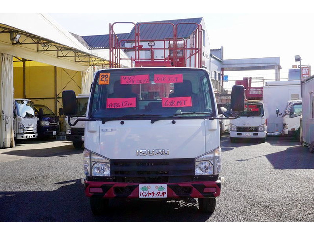 いすゞ エルフ 高所作業車 タダノ製 スーパーデッキ 地上高12m の中古