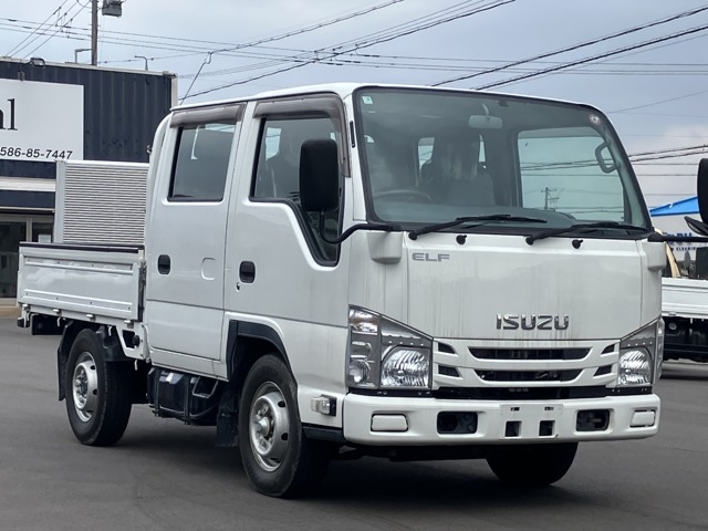 エルフ 3.0 ダブルキャブ フラットロー ディーゼル ターボ キーレス フルセグTV ナビ