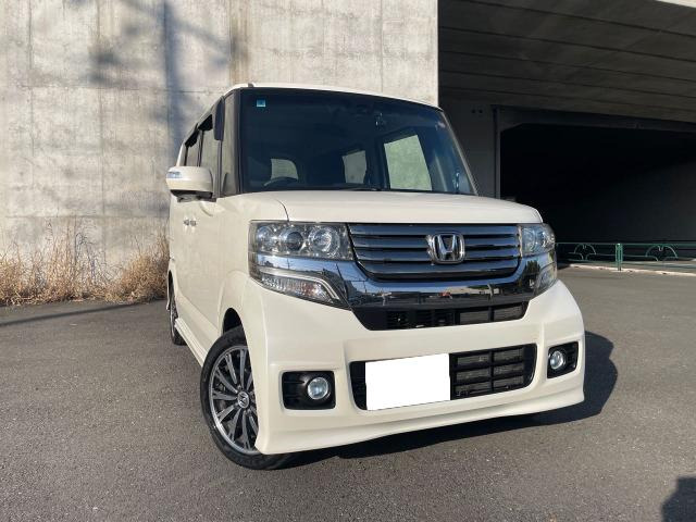 N-BOXカスタムG ターボ Aパッケージターボ車両側パワスラ・フルセグTVナビ付