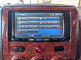 オーディオメニューとしましてフルセグTV、CD、DVDビデオ再生、Bluetoothオーディオ等と多彩なソースをお楽しみいただけますよ♪もちろんバックカメラも装着されてます。