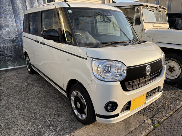 ムーヴキャンバスG ブラックアクセント VS SAIII両側電スラ シートヒータ フルセグナビ