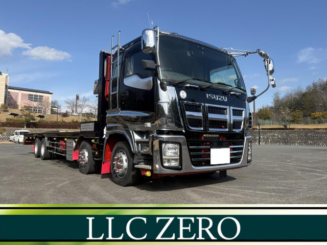 ギガ ハイジャッキ 4軸低床 セルフクレーン 積載14t