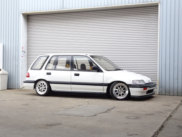 シビックシャトル1.6 ビーグル 4WD改2WD仕様BMD15AW車高調JDM