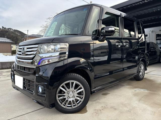 N-BOXカスタム G Lパッケージ 電動スライドドア SDナビ