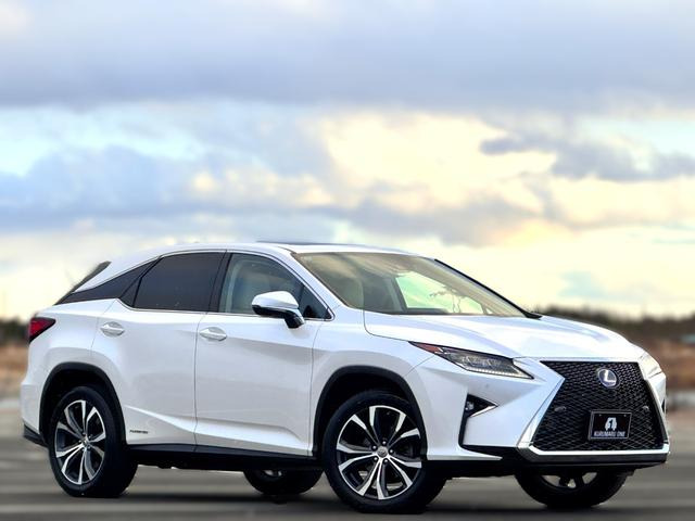 RX 450h バージョンL セミアニリン白革シート サンルーフ