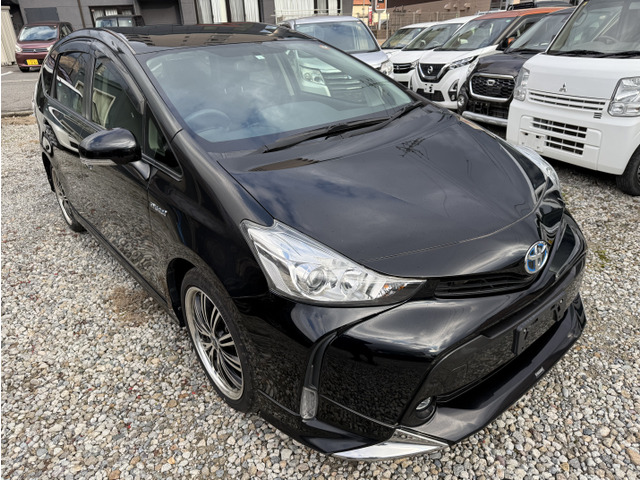 プリウスα 1.8 S モデリスタエアロ 純正8インチナビ