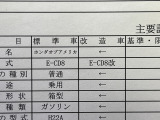 MT載せ替え公認の為、型式はCD8改です。
