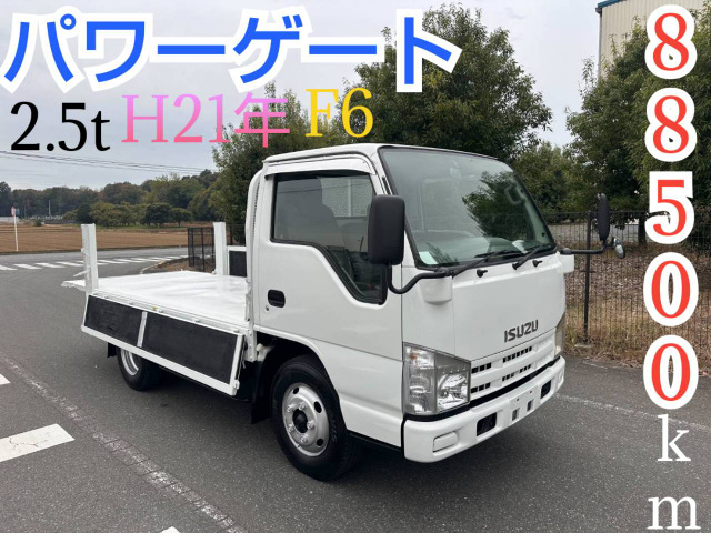 エルフ  2.5t MT6速 平ボディパワーゲート