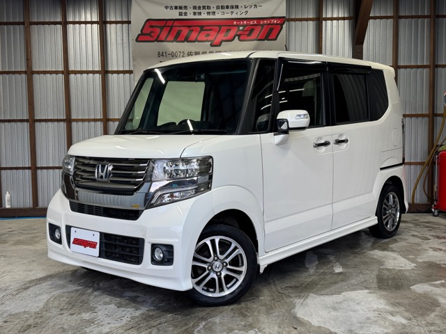 N-BOXカスタム G SSパッケージ 8インチナビ TV バックモニター