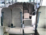 ★29座席(補助席6席) トリコットシート(リクライニング付)  ドリンクホルダー メッシュポケット プライバシーガラス★