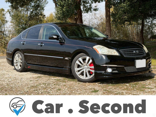 フーガ2.5 250GT純正ナビ 本革シート フルエアロ ETC