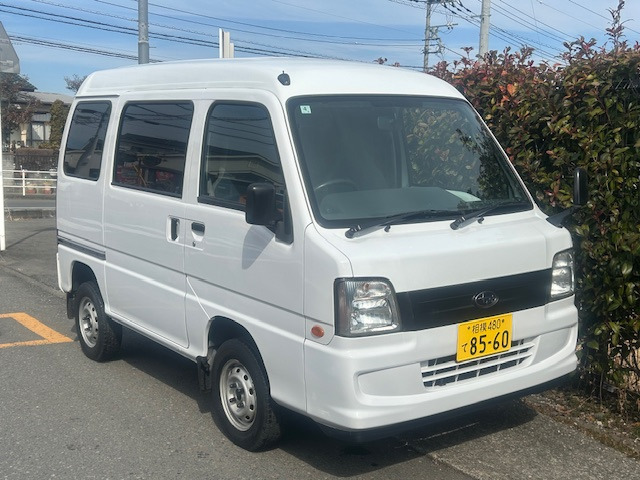 サンバー VB 4WD 赤帽低走行 希少なバン 5F、4WD