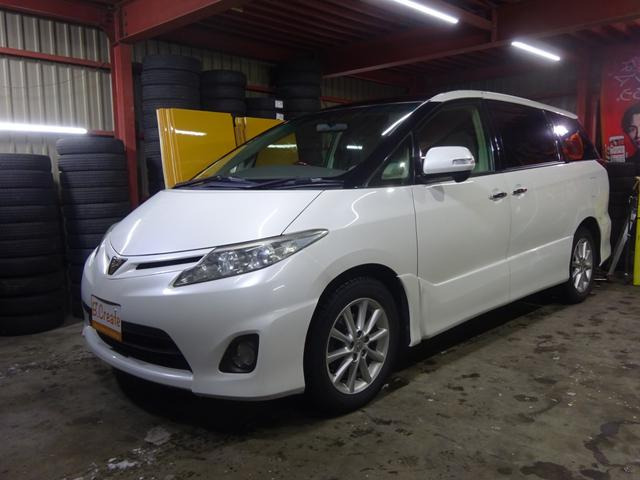 エスティマ 2.4 アエラス Gエディション 4WD ナビ TV Bカメラ B/T 両側電動