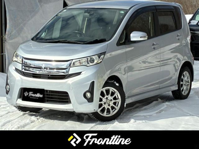 eKカスタム T 4WD 純正エンスタ Bカメラ シートヒーター