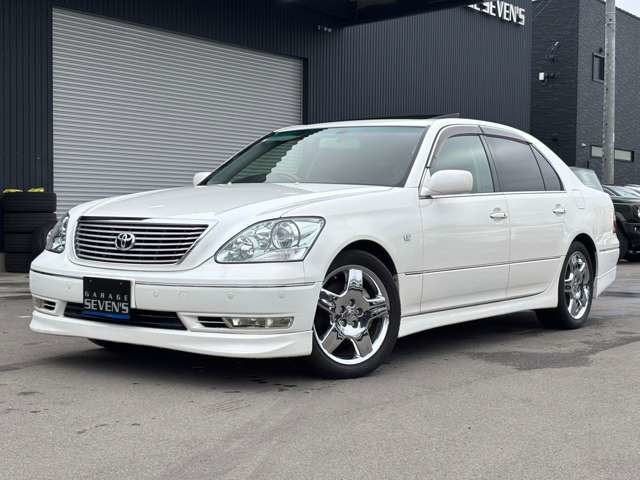 セルシオ4.3 eR仕様純正フルエアロ/純正18インチメッキAW