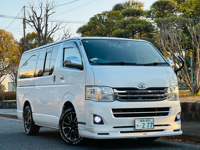 ハイエースバン3.0 スーパーGL ロング ディーゼルモデリスタエアロ,ETC,トヨタ純正ナビ