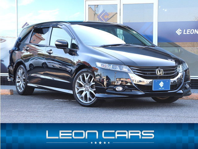 オデッセイ 2.4 アブソルート ハーフレザーシート全方位カメラ純正ナビ