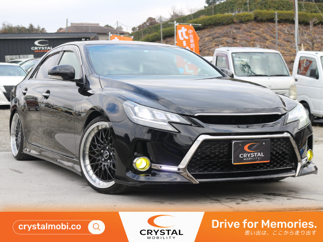 マークX2.5 250G リラックスセレクション ブラックリミテッドG's フロントバンパー/ローダウン