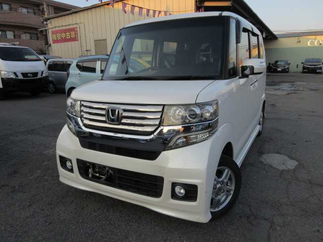 N-BOXカスタム G Lパッケージ 二年車検整備付き支払総額50万円