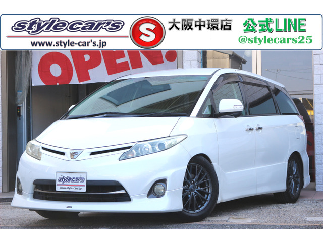 トヨタ エスティマ 2.4 L アエラス Gエディション 4WD（価格:49.5万円 19y＊豪華フル装備＊エスティマ・アエラスS PKG：ワンオナ/10万㎞以下/希少サンルーフ・AFS/Fスポイラーetc...：内外装美車（車検32/6迄）