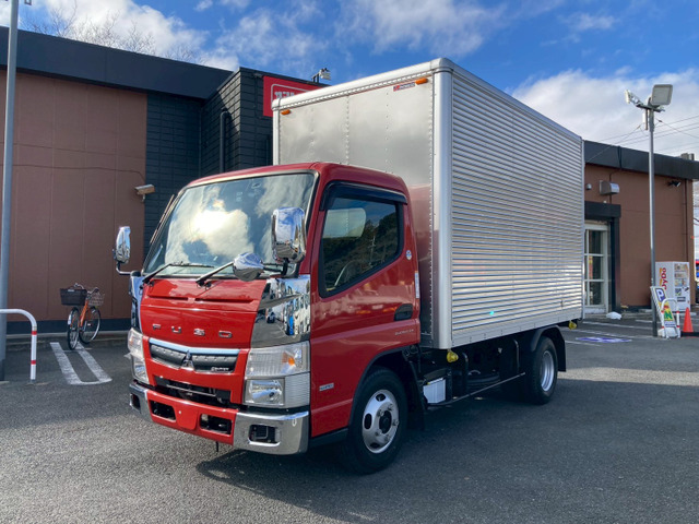 キャンター  2t積・アルミバン・セミロング・全低床