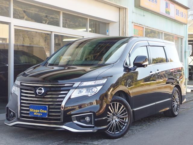 エルグランド 2.5 250ハイウェイスターS アーバンクロム 純2列目モニター 360度カメラ