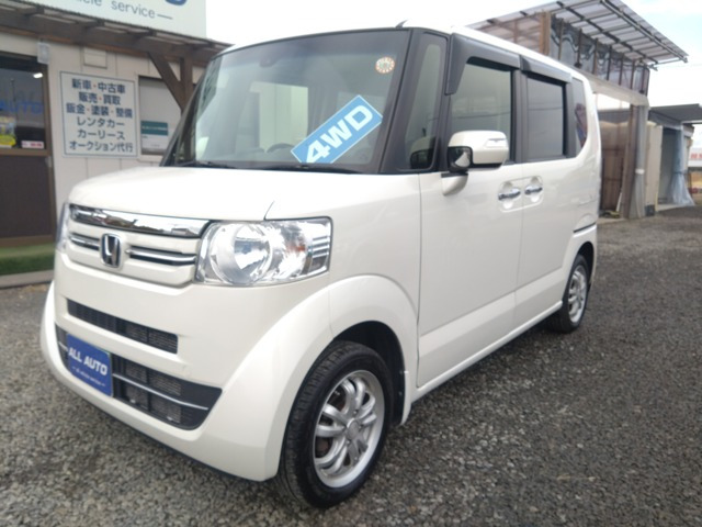 N-BOX+  SSパッケージ 4WD 純正ナビTV Bluetooth プッシュスタート