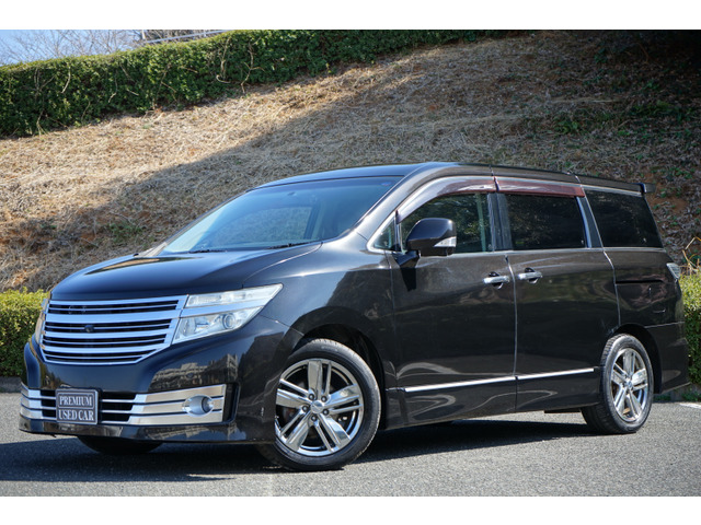 エルグランド 3.5 ライダー 黒本革 マニュアルシート