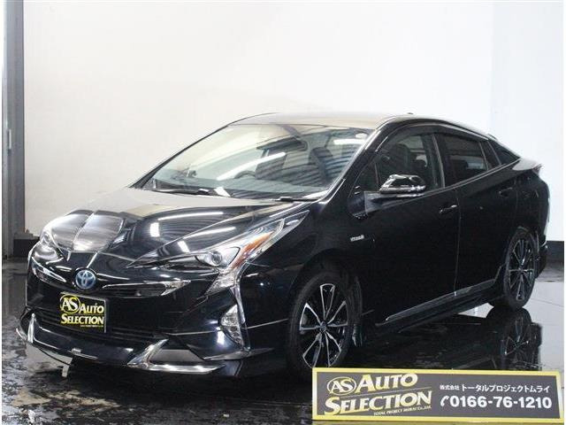 プリウス1.8 A プレミアム E-Four 4WDモデリスタフルエアロ 本革シート