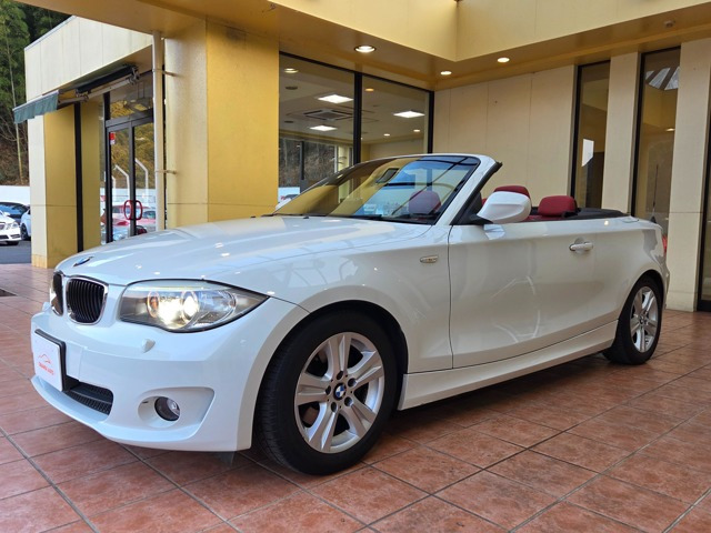 1シリーズカブリオレ120i ハイラインパッケージ赤革シート シートヒーター 電動オープン