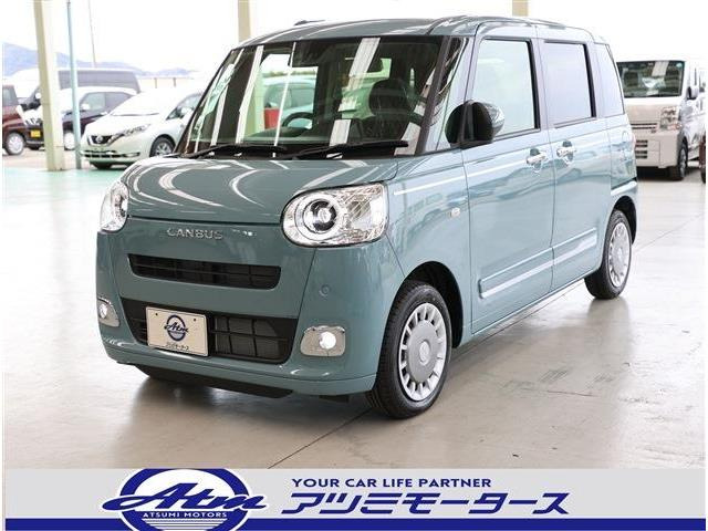 ムーヴキャンバスセオリー G ecoIDLE非装着車届出済未使用車・UPグレードP