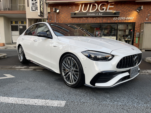CクラスAMG C43 4マチック (BSG搭載モデル) 4WDサンルーフ オプションカラー HUD
