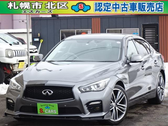 スカイライン3.5 350GT FOUR ハイブリッド タイプSP本州車  本革シート 2年保証